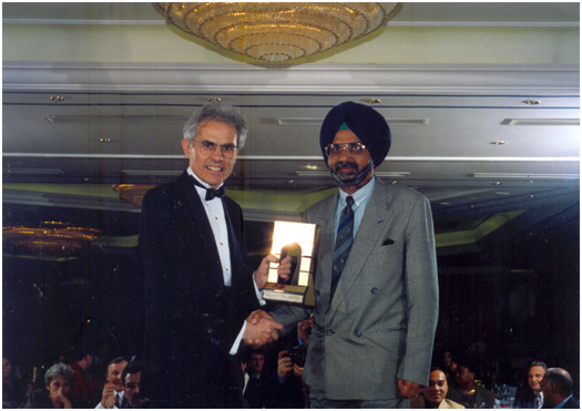 IMKEMEX getting award for excellence. Madrid, Spain