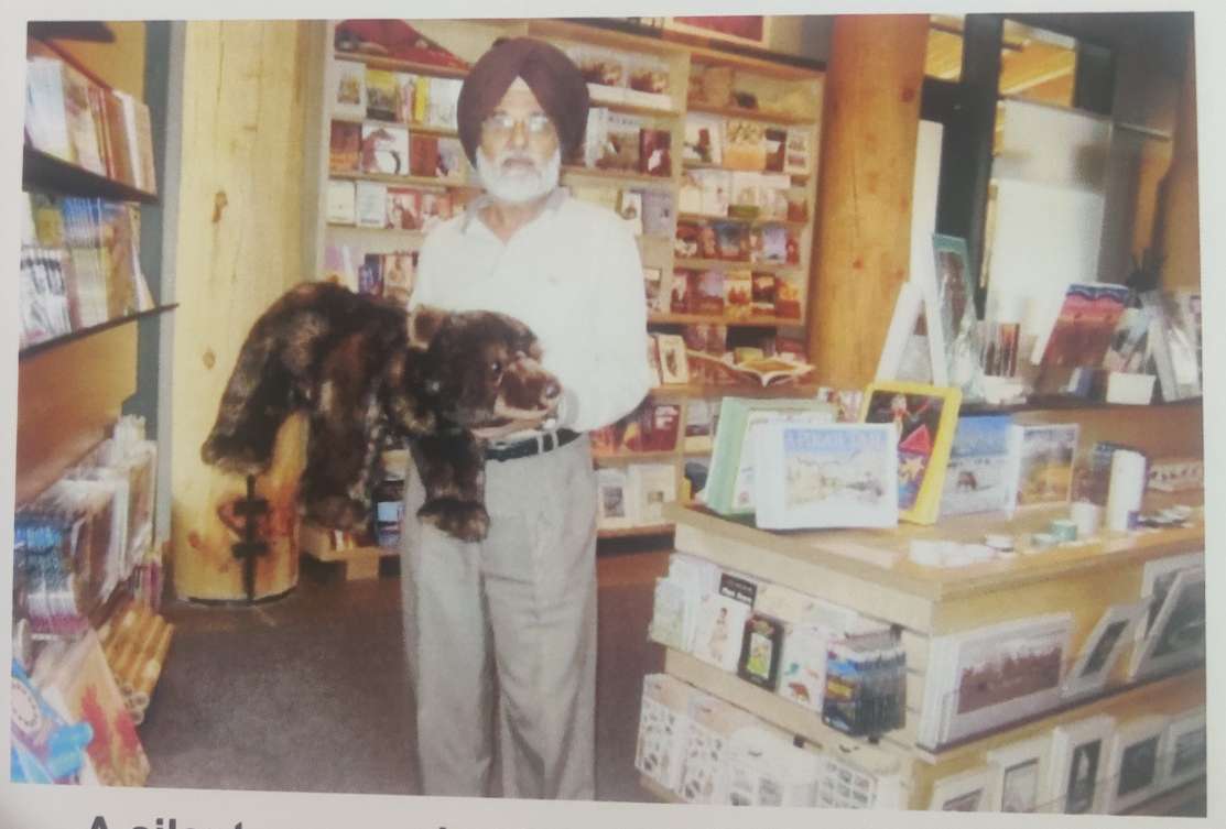 A silent companion joined us on the back seat