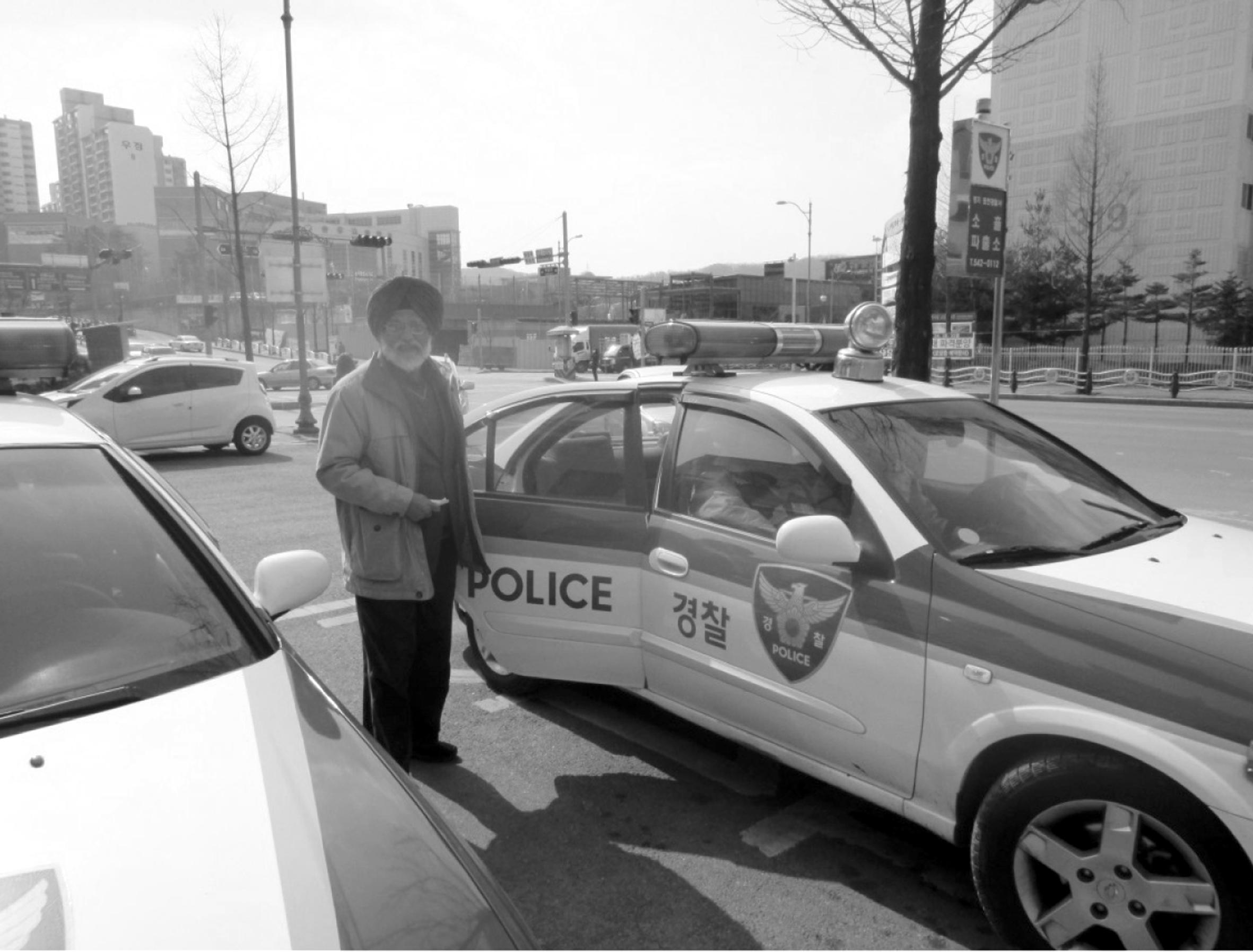 Police Taking me around to Locate Gurdwara