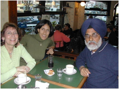 Buenos Aires- Euge with her mother and author